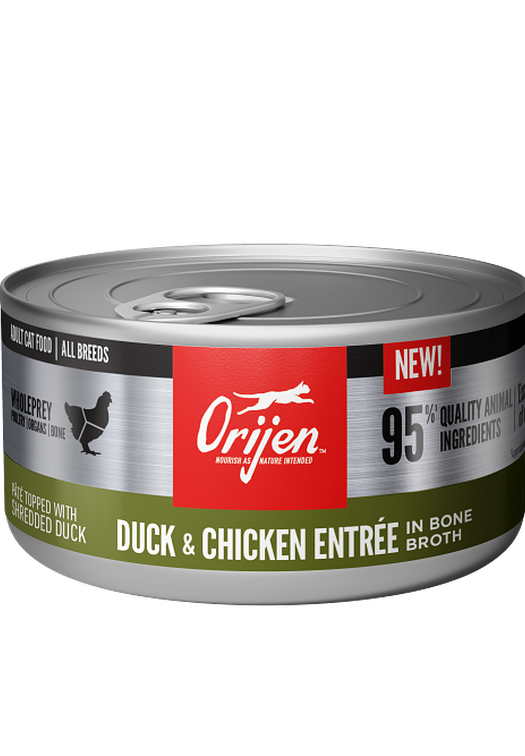 Duck & Chicken Entree Wet Cat Food